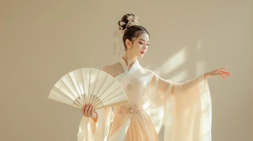 写真馆 - 古风折扇舞唯美国风演绎